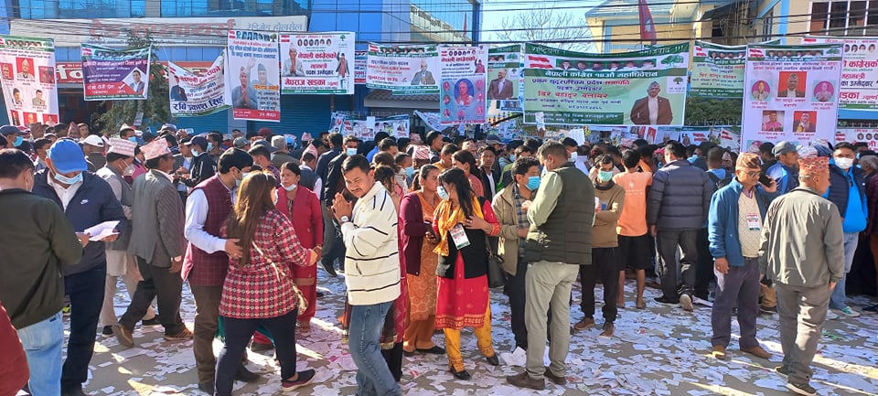 कांग्रेस सुदूरपश्चिम अधिवेशनः एक हजार तीन मत खस्यो, राति ९ बजेदेखि मतगणना